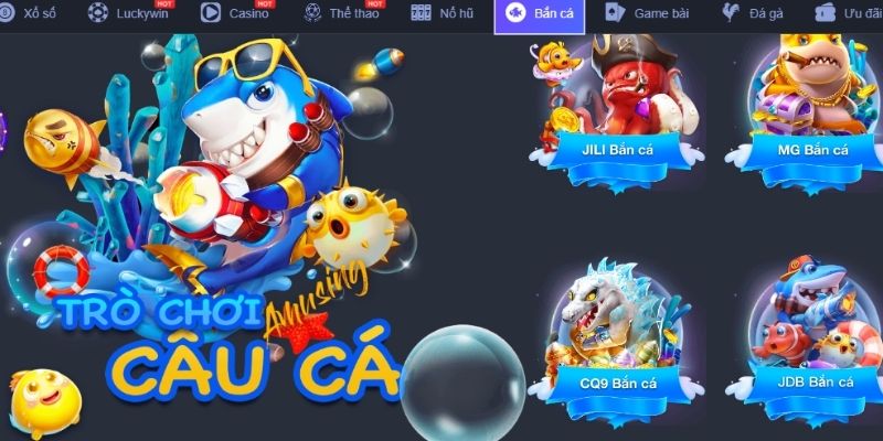 Một số game bắn cá nổi bật của nhà cái